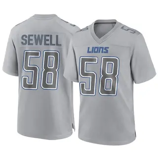 Nike Penei Sewell Detroit Lions Limited Black Reflective Jersey - Youth