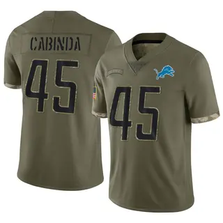 Jason Cabinda Detroit Lions Nike Women's Game Player Jersey - Blue